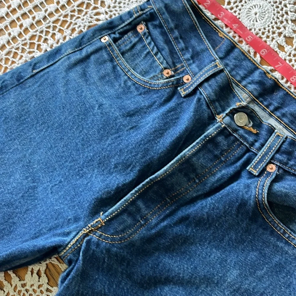 Levi's Dark Blue Straight-Leg Jeans